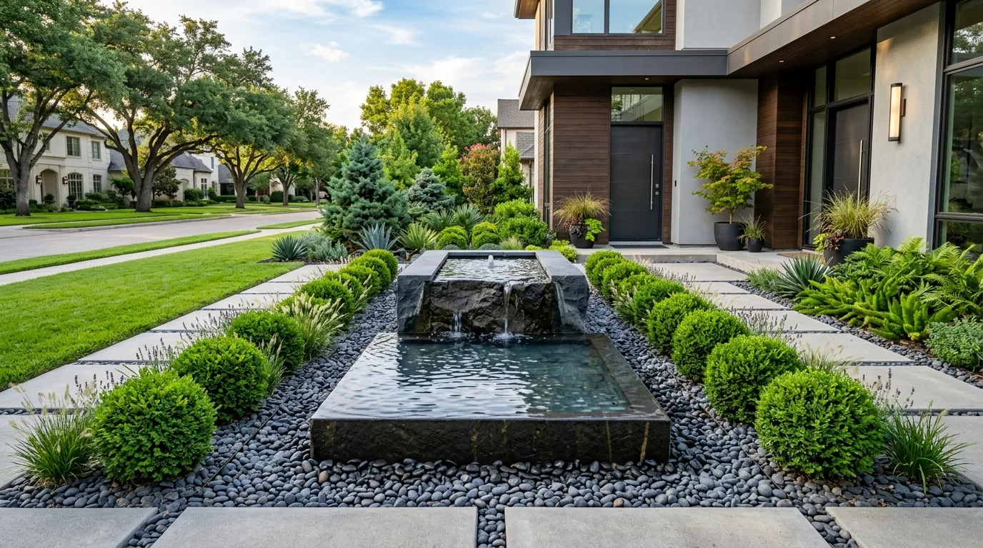 Structured Planting With Strong Entry Focus